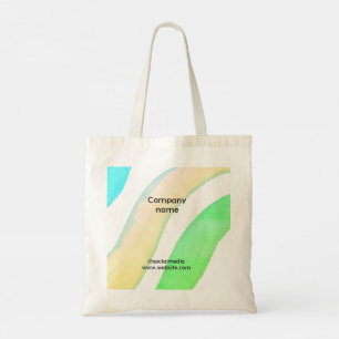 Einfaches, minimales und individuelles Logo Tragetasche
