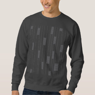 Einfaches, minimales und modernes Zeilengrafisches Sweatshirt
