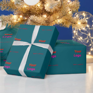 Einfaches minimalistisches elegantes benutzerdefin geschenkpapier