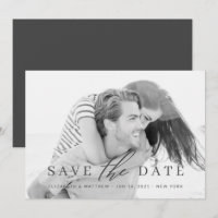 Einfaches Minimalistisches Foto Hochzeit speichern