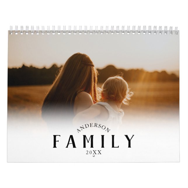 Einfaches Minimalistisches Foto Kalender (Titelbild)