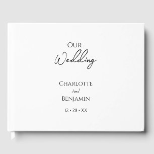 Einfaches Minimalistisches Gästebuch