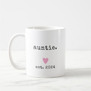 Einfaches minimalistisches Herz benutzerdefinierte Kaffeetasse