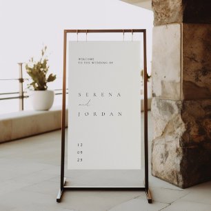 Einfaches Minimalistisches Hochzeitstipendium Poster