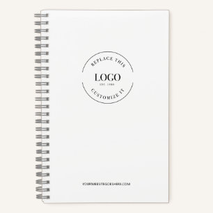 Einfaches minimalistisches Journal mit individuell Notizbuch
