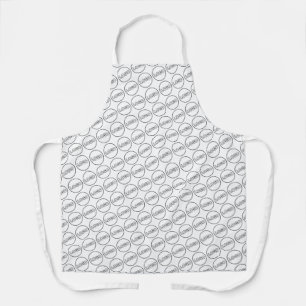 Einfaches minimalistisches Logo Modernes Werbegesc Schürze