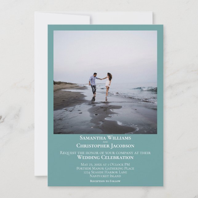 Einfaches Minimalistisches Modernes Künstlerisches Einladung (Vorderseite)