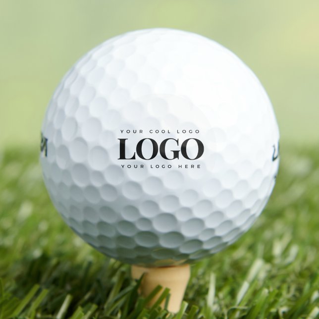 Einfaches Minimalistisches Rectangle-Business-Logo Golfball (Von Creator hochgeladen)