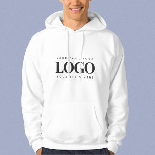 Einfaches Minimalistisches Rectangle-Business-Logo Hoodie