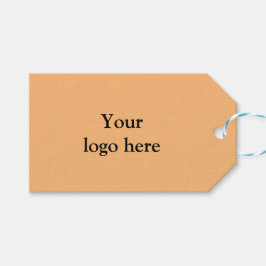einfaches Minimum Hinzufügen von Logo Text Details Geschenkanhänger