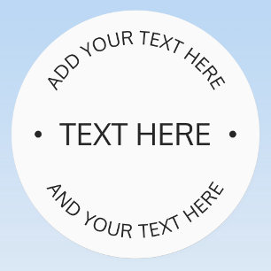 Einfaches, moderner bearbeitbarer Text Weiß und Etiketten