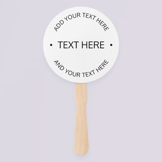 Einfaches, moderner bearbeitbarer Text | Weiß und  Fächer (Von Creator hochgeladen)