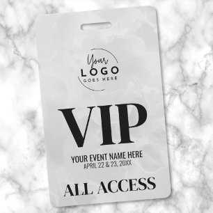 Einfaches Modernes All-Access-VIP-Event Ausweis