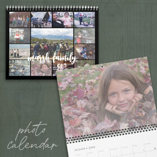 Einfaches modernes benutzerdefiniertes Foto - 13 B Kalender