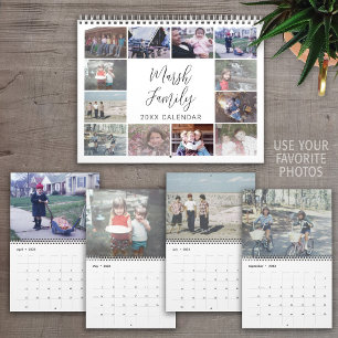 Einfaches modernes benutzerdefiniertes Foto - 13 B Kalender