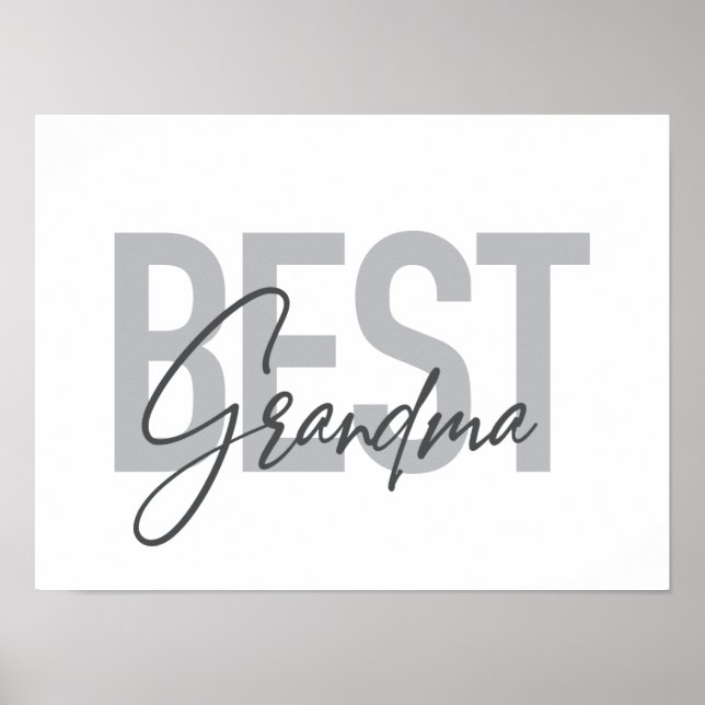 Einfaches, modernes, cooles, trendiges Design Best Poster (Vorne)