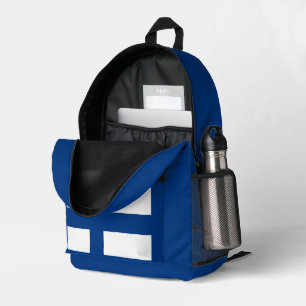Einfaches modernes finnisches Flaggen-Souvenir aus Bedruckter Rucksack