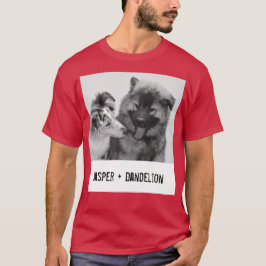 Einfaches, modernes Foto für Haustiere oder Person T-Shirt