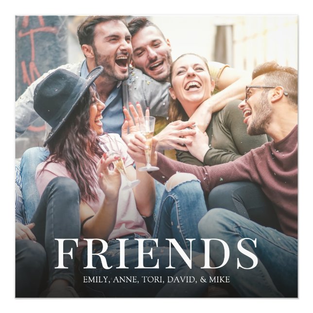 Einfaches modernes Foto - Minimalistisches Design (Vorne)