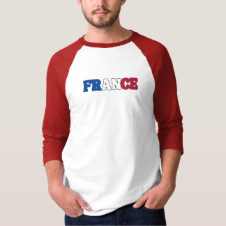 Einfaches, modernes französisches Flag-Apparel T-Shirt