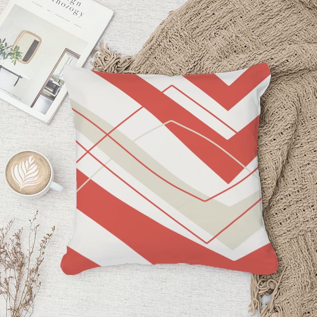 Einfaches, modernes Lachs-Kissen Kissen (Von Creator hochgeladen)