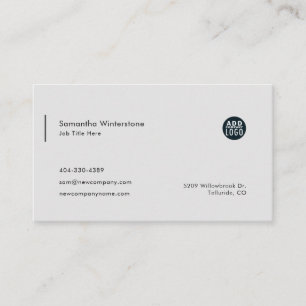 Einfaches, modernes Logo von DIY Company Visitenkarte