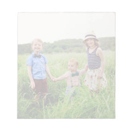 Einfaches modernes Minimalistisches Foto Notizblock