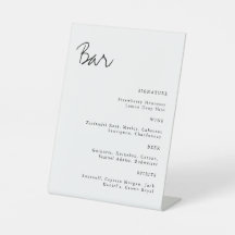 Einfaches, modernes Minimalistisches Script-Hochze