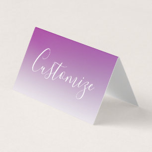 Einfaches modernes minimalistisches violettes Ombr