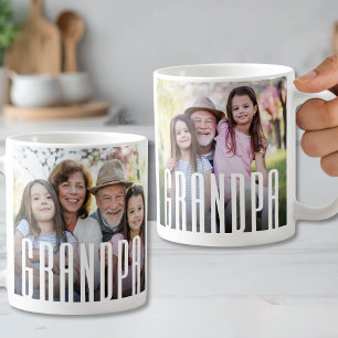 Einfaches modernes Opa-Foto Kaffeetasse