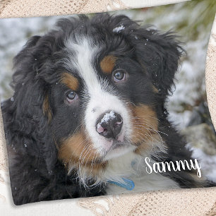 Einfaches, modernes, Personalisiertes Hundehund-Fo Fleecedecke