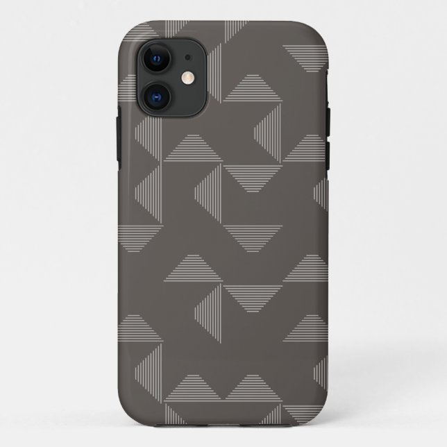 Einfaches, modernes, trendiges geometrisches Muste Case-Mate iPhone Hülle (Rückseite)
