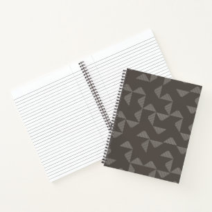 Einfaches, modernes, trendiges geometrisches Muste Notizbuch