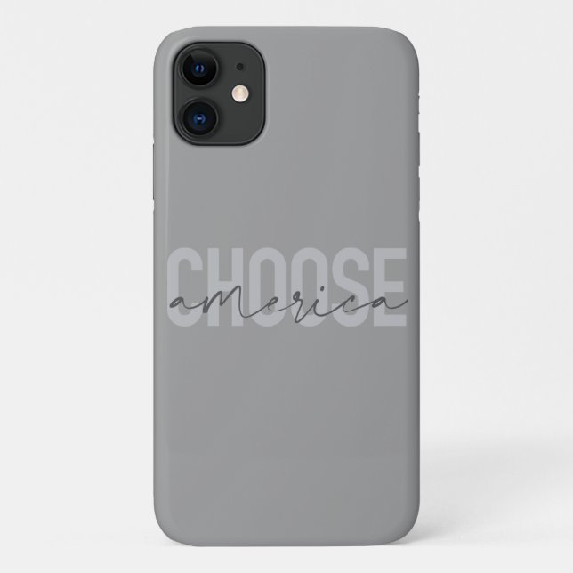 Einfaches, modernes urbanes cooles Design - Amerik Case-Mate iPhone Hülle (Rückseite)