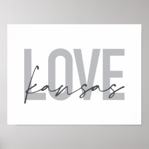 Einfaches, modernes, urbanes, cooles Design der Li Poster