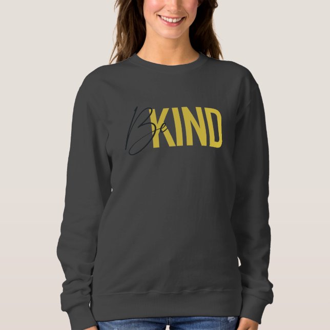 Einfaches, modernes, urbanes, cooles, lebendiges D Sweatshirt (Vorderseite)