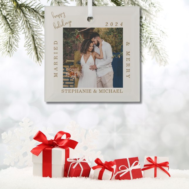 Einfaches, modernes Verheiratetes und einfaches Go Ornament Aus Glas (Von Creator hochgeladen)