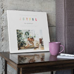 Einfaches modernes WeihnachtsFoto | Feierlicher Ur Leinwanddruck<br><div class="desc">Einfaches modernes WeihnachtsFoto | Feierlicher Urlaub</div>