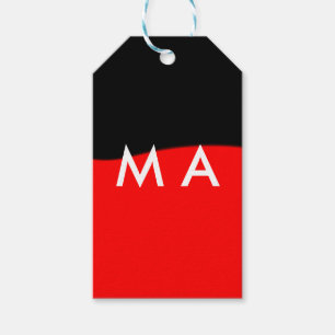Einfaches Monogramm füge deinen Namensbuchstaben M Geschenkanhänger