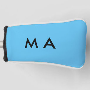 Einfaches Monogramm füge deinen Namensbuchstaben M Golf Headcover