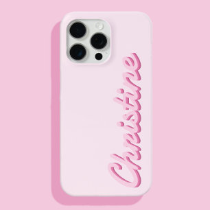 Einfaches Monogramm für moderne Skriptnamen Case-Mate iPhone Hülle