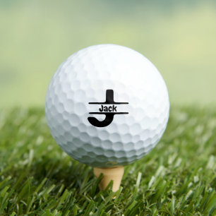 Einfaches Monogramm J Golfball