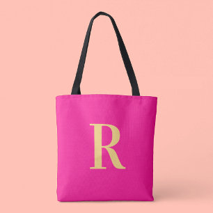 Einfaches Monogramm Modern Tasche