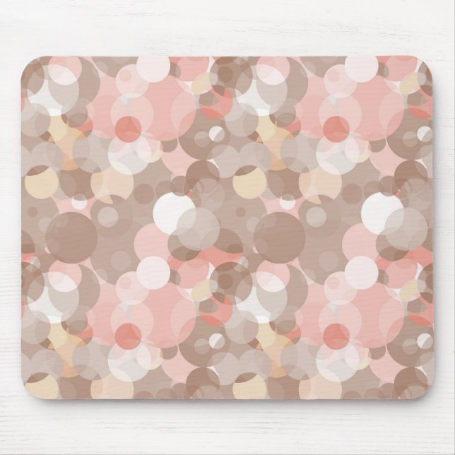 Einfaches Muster - Kreise Mousepad (Vorne)