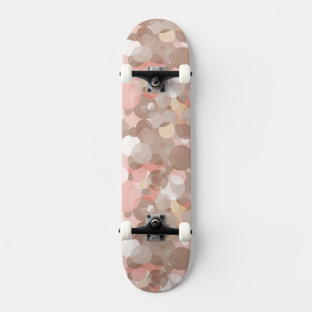 Einfaches Muster - Kreise Skateboard (Vorderseite)