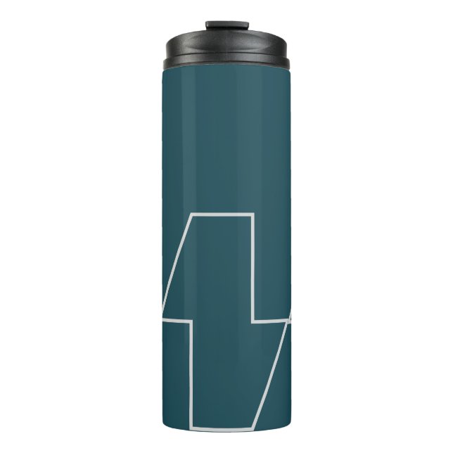 Einfaches Muster Thermosbecher (Vorderseite)