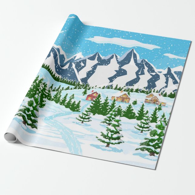 Einfaches, nahtloses Ambiente - handgezeichnet alt Geschenkpapier (Ungerollt)