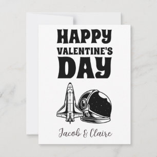 Einfaches Niedliches Herz Happy Valentines Day Cou