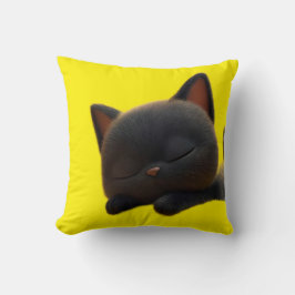 Einfaches Niedliches Katzenkissen - Adorable Gift  Kissen