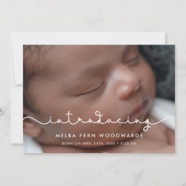 Einfaches niedliches Schriftart Einführung in das  Ankündigung